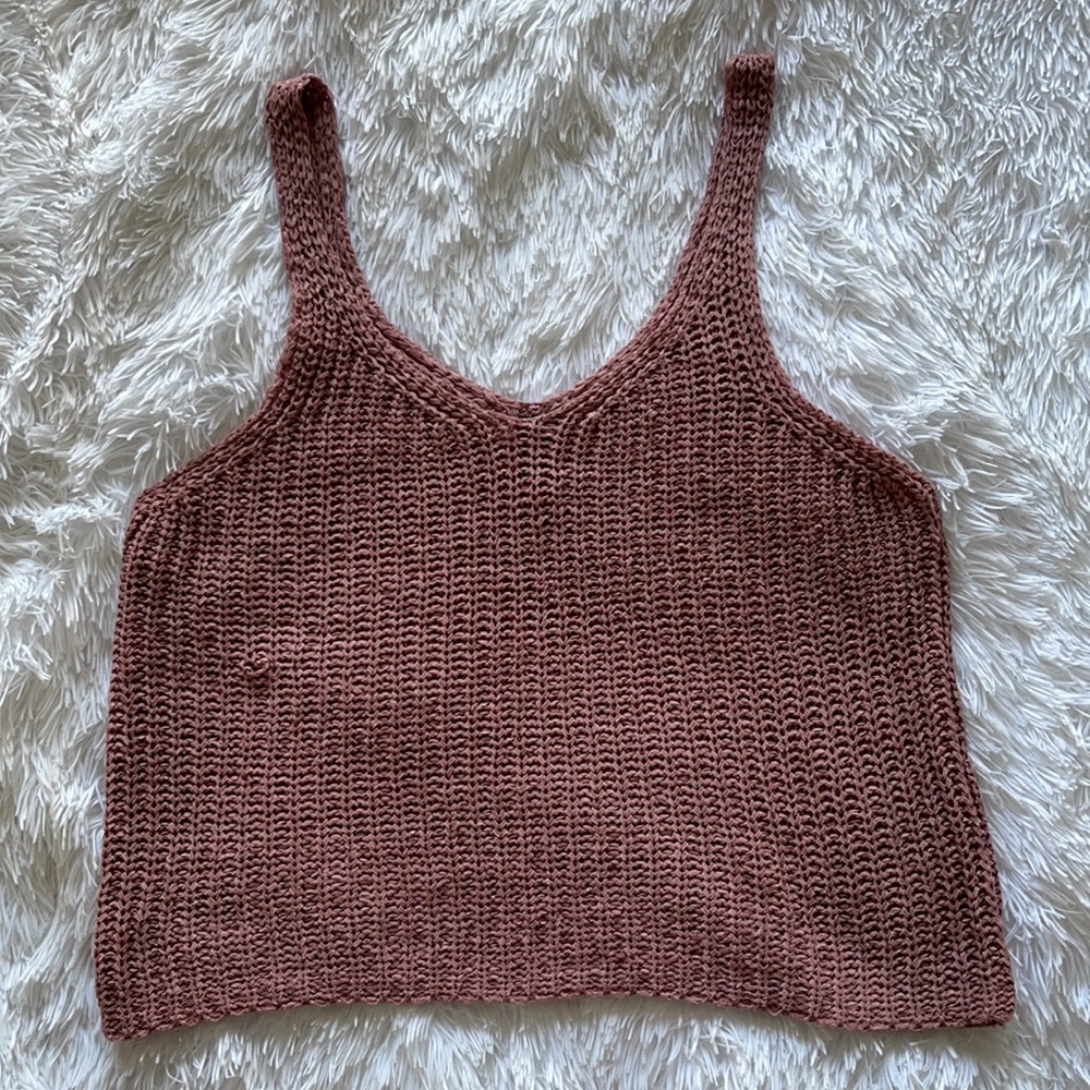 knitted tank top